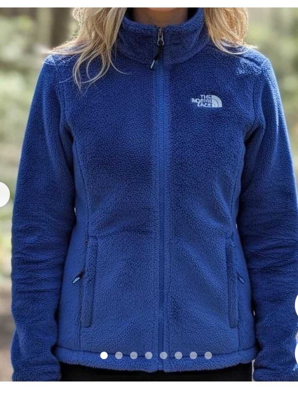 The North Face osito Royal Blue Full-Zip Fleece Jacket S